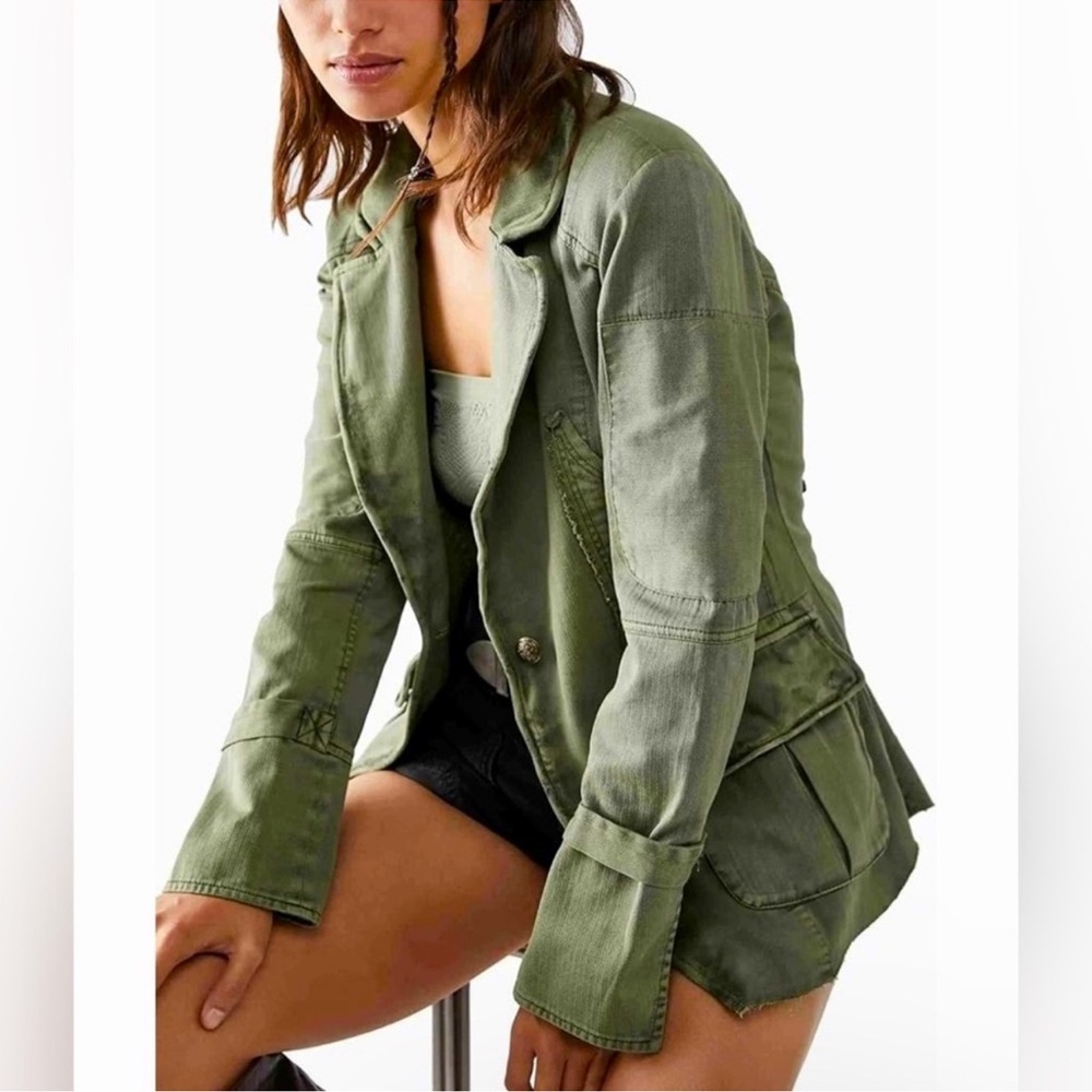 Olive Green Women's Utility Jacket